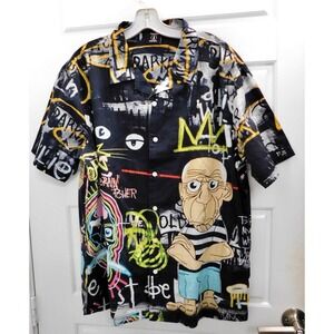 Mens Tango Hotel‎ Collection Multicolor Casual Button Down Cotton Shirt Size M